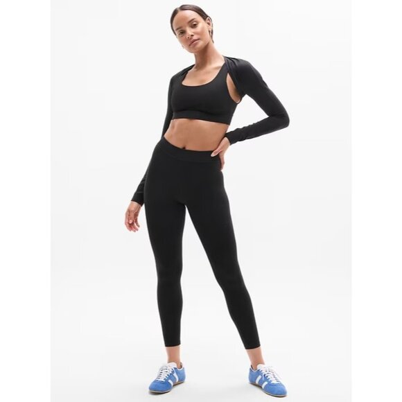 Athleta M Transcend High Rise Micro Waist Legging Black Medium - Picture 5 of 8